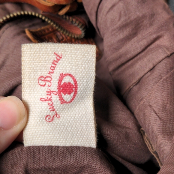 Lucky Brand 100% Lamb Leather Bag - Picture 7 of 11